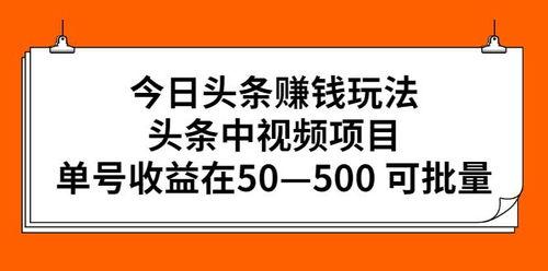 在头条上做什么副业,轻松开启你的多元化收入之旅