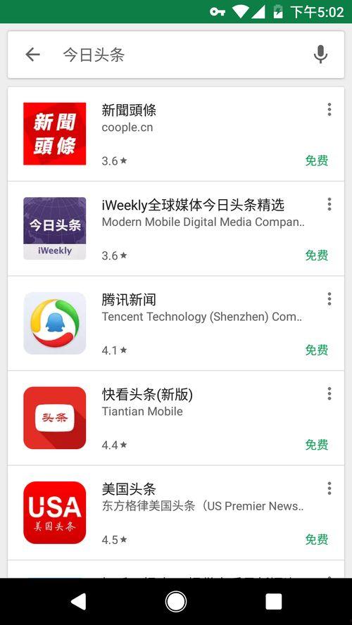 google play 今日头条,Google Play热门应用盘点，揭秘热门下载背后的秘密